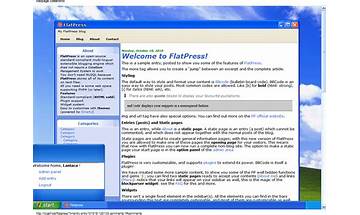 FlatPress for Windows - Download it from Habererciyes for free